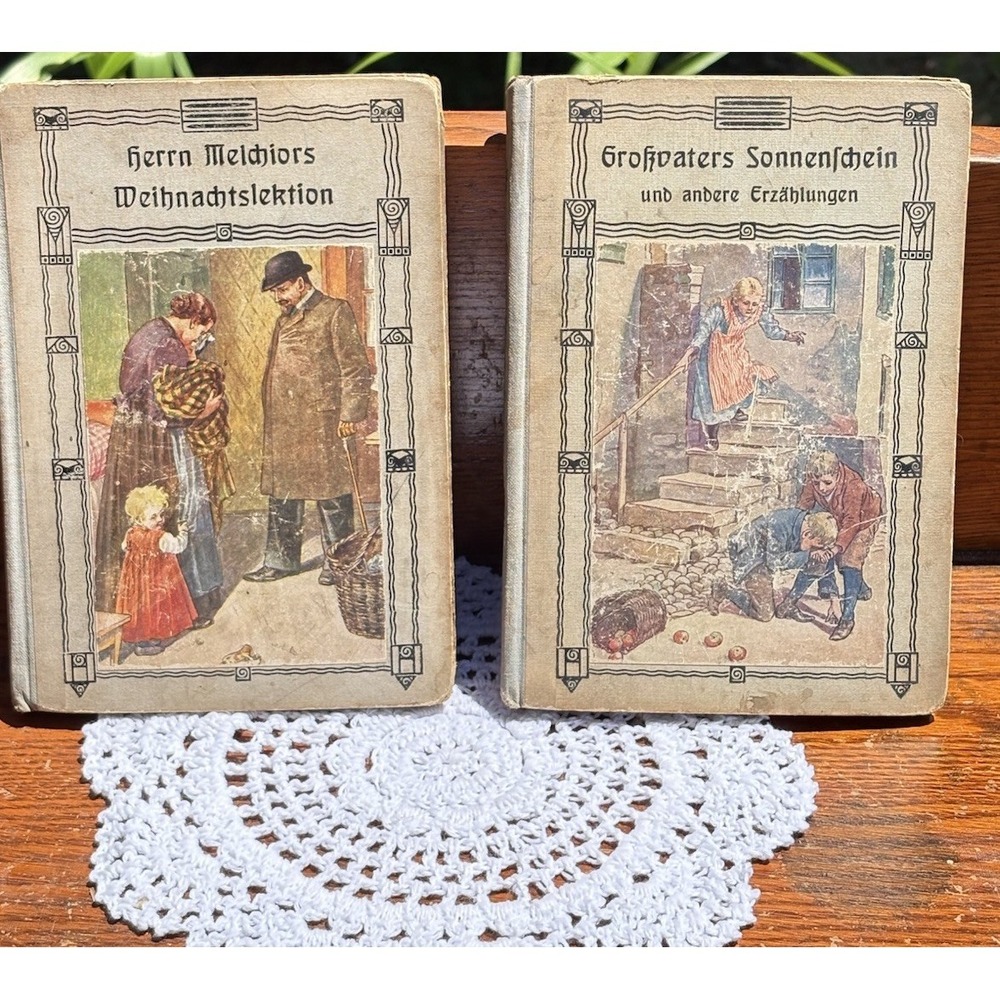 Lot Of 2 Vintage German Children's Books Hans Egede GUSTAV NIERITZ